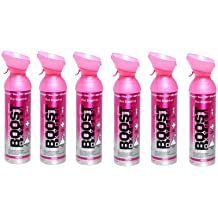 Load image into Gallery viewer, Pink Grapefruit 95% pure supplemental oxygen in a portable canister, Pack of 6