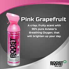 Load image into Gallery viewer, Pink Grapefruit 95% Pure Supplemental Oxygen in a portable Canister - 6 Liters