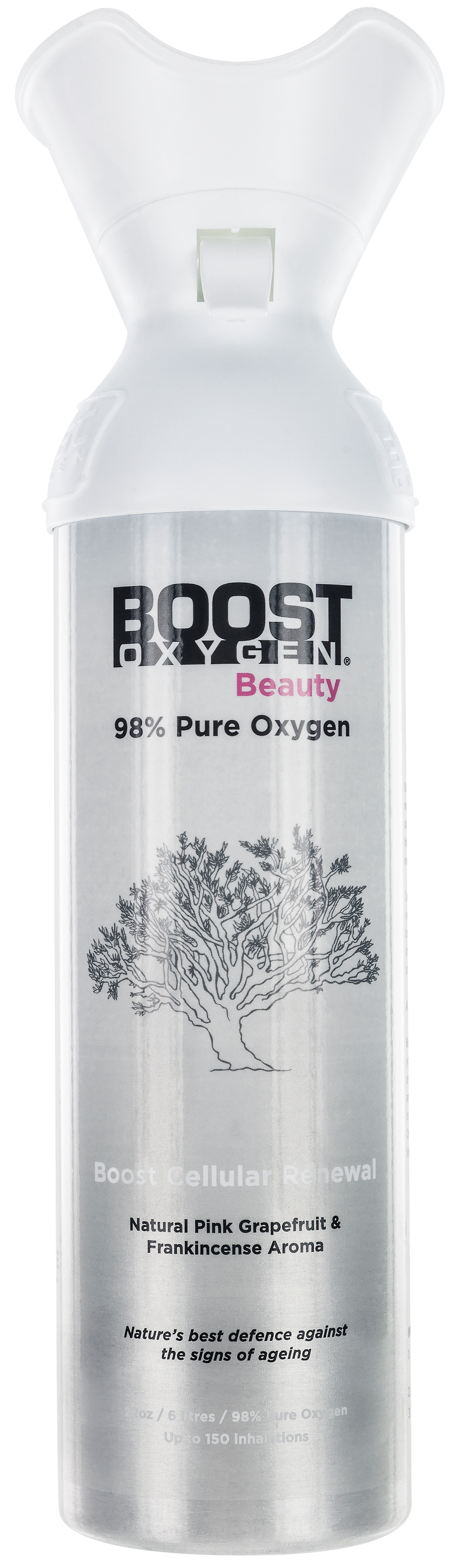 Beauty 98% Pure Supplemental Oxygen in a Portable Canister - 6 Liters